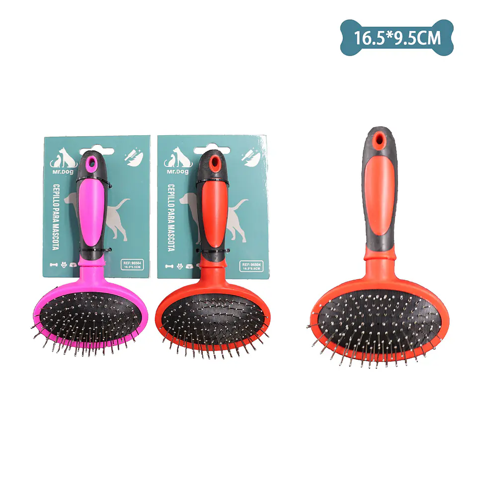 Cepillo con agujas finas para mascotas 16.5*9.5cm Color Aleatorio 1
