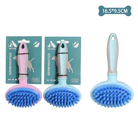 Cepillo de masaje para mascotas 16.5*9.5cm Color Aleatorio