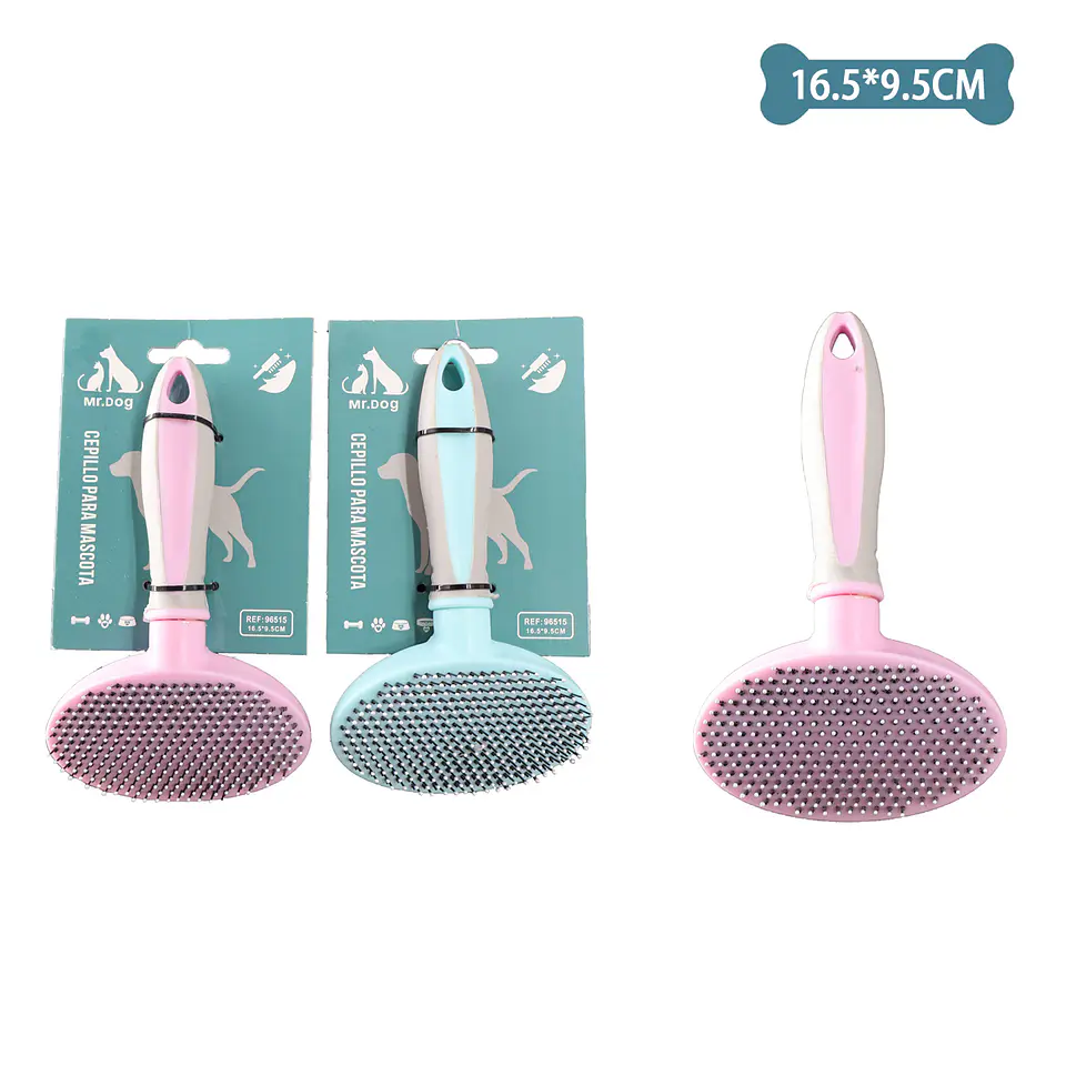 Cepillo con agujas finas para mascotas 16.5*9.5cm Color Aleatorio 1