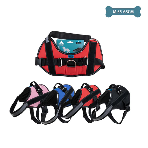 Arnés S11 para mascotas talla M 12-18kg 55-65cm Color Aleatorio