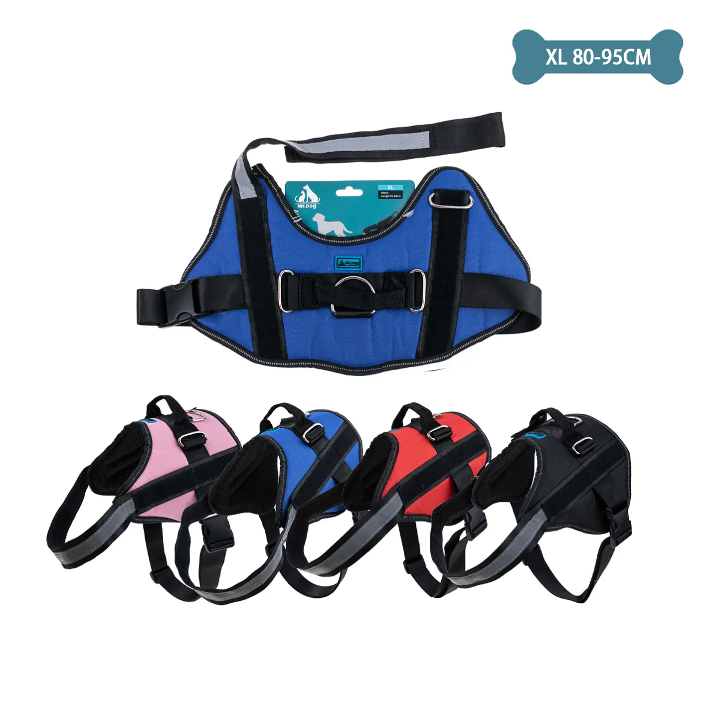 Arnés S11 para mascotas talla XL 30-40kg 80-95cm Color Aleatorio 2