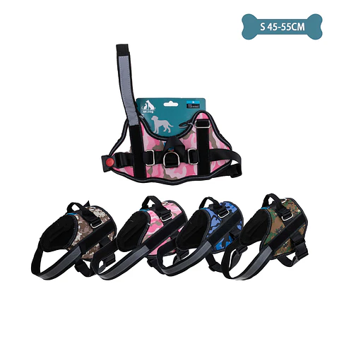 Arnés camuflaje S11 talla S 6-12kg 45-55cm Color Aleatorio
