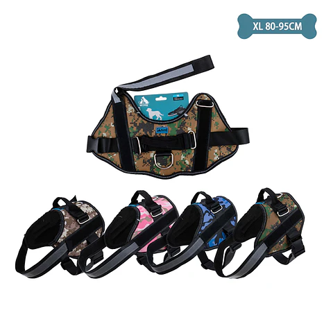 Arnés camuflaje S11 talla XL 30-40kg 80-95cm Color Aleatorio
