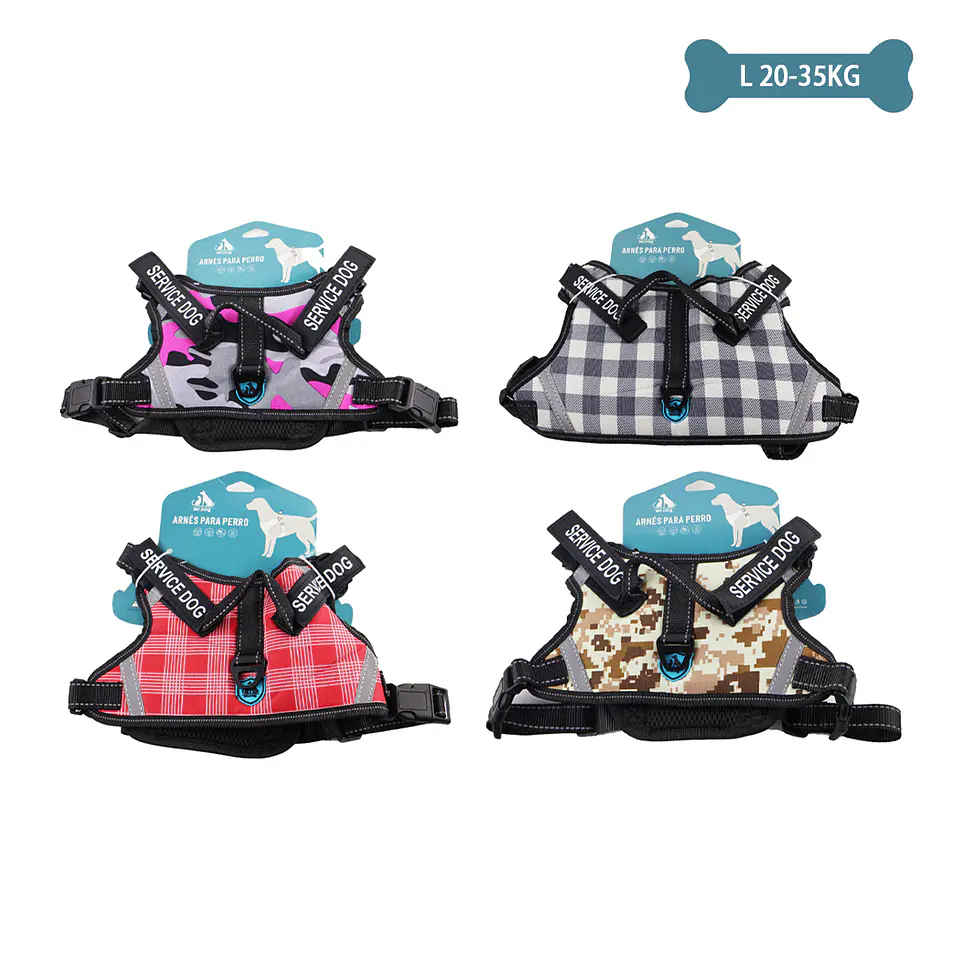 Arnés X9 para mascotas talla L 20-35kg Color Aleatorio 2