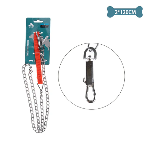 Correa cadena para mascota 2.5mm*1.2m