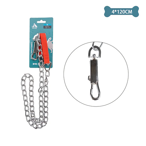 Correa cadena para mascota 4.0mm*1.2m