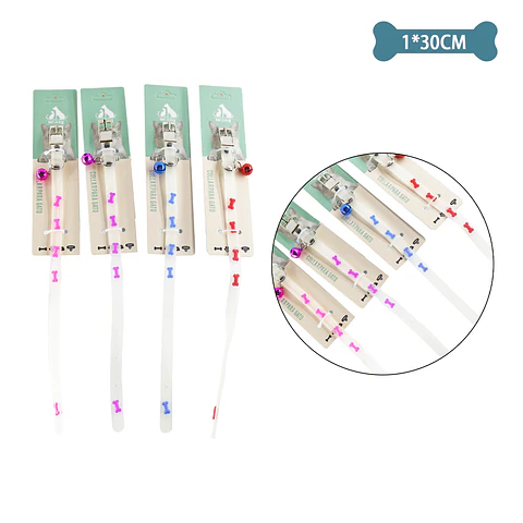 Collar fluorescente para gato Color Aleatorio 1.0cm*30cm