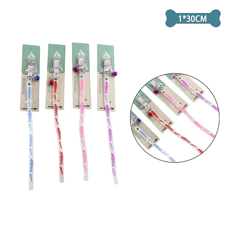 Collar fluorescente para gato Color Aleatorio 1.0cm*30cm