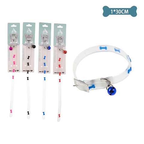 Collar fluorescente para gato Color Aleatorio 1.0cm*30cm