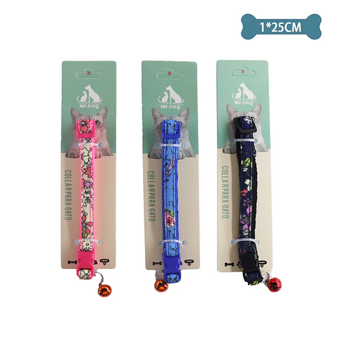 Collar para gato Color Aleatorio 1.0cm*25cm