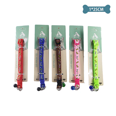 Collar para gato Color Aleatorio 1.0cm*25cm