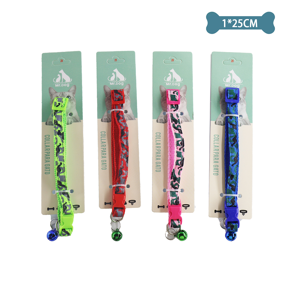 Collar para gato Color Aleatorio 1.0cm*25cm