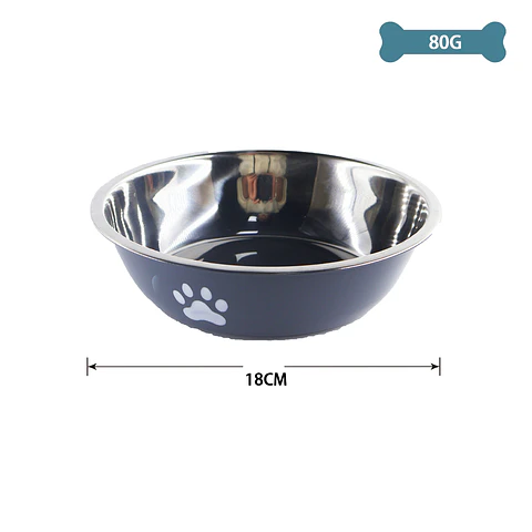 Cuenco metálico antideslizante 18cm