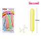 Globos largos colores pasteles surtidos 120cm 30pcs - Miniatura 2