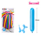 Globos largos colores surtidos 120cm 30pcs - Miniatura 2