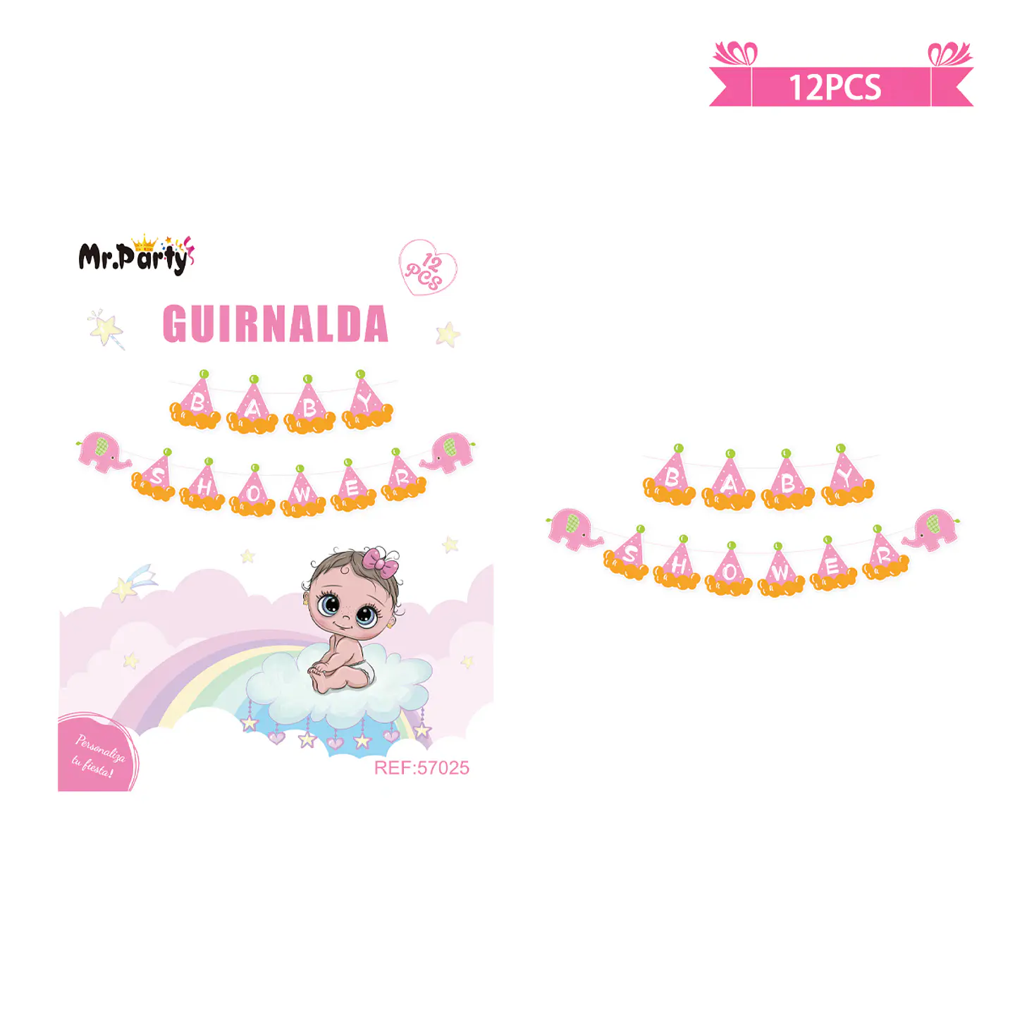 Guirnaldas baby shower 5m 1