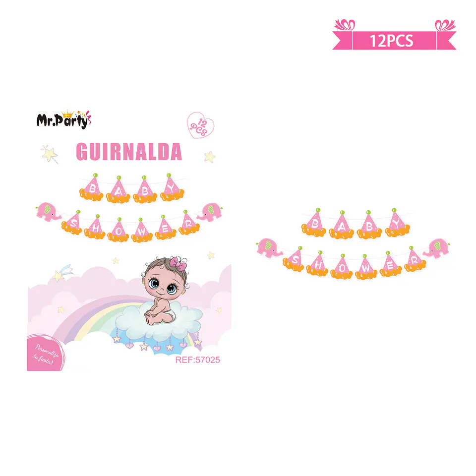 Guirnaldas baby shower 5m 1