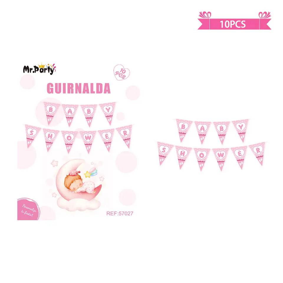 Guirnaldas baby shower 5m 1