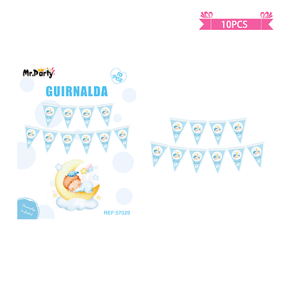 Guirnaldas baby shower 5m