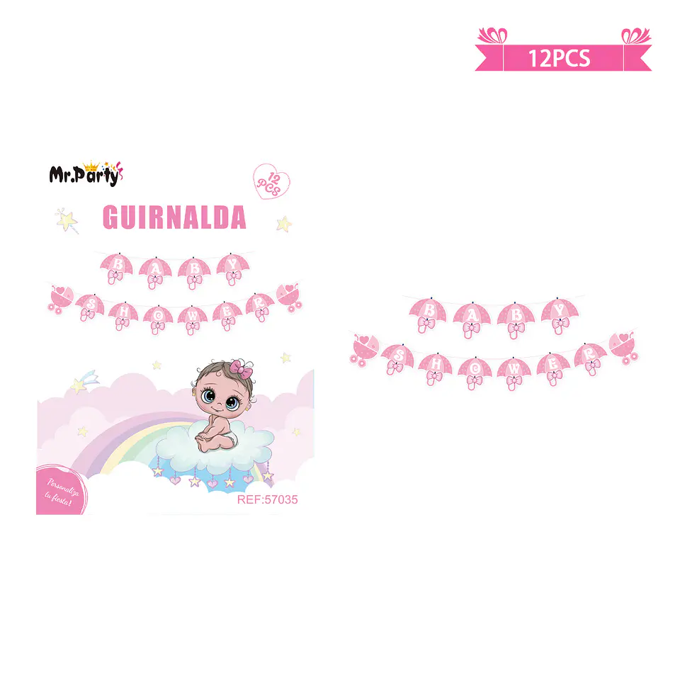 Guirnaldas baby shower 5m 1