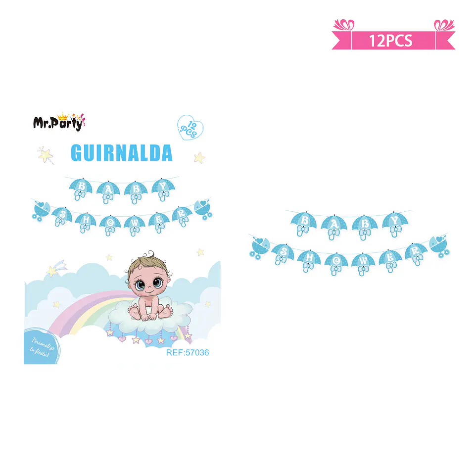 Guirnaldas baby shower 5m 1