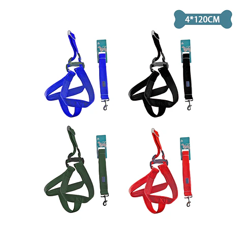 Set de arnés y correa 4.0cm*120cm Color Aleatorio