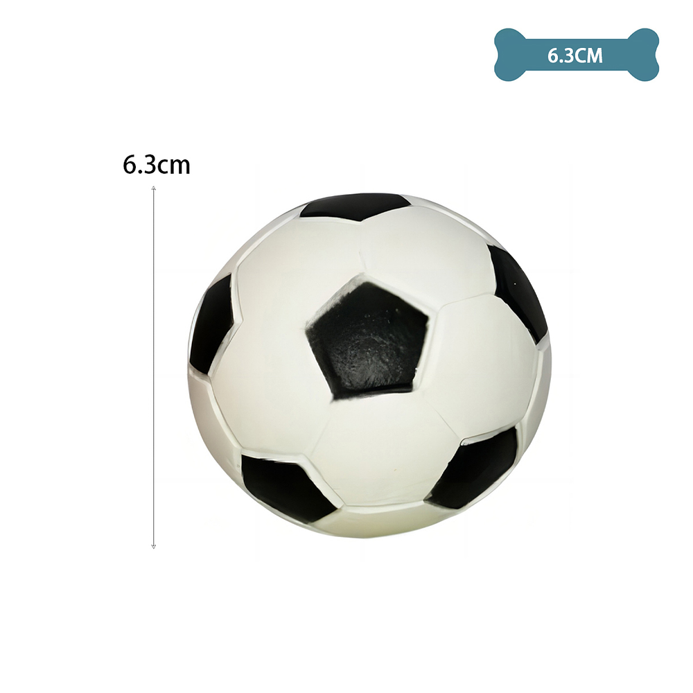 Fútbol para mascotas 6.3cm 85g