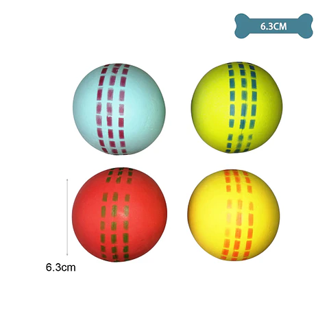 Pelota para mascotas color aleatorio 6.3cm 