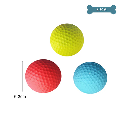 Pelota de golf para perro color aleatorio 6.3cm