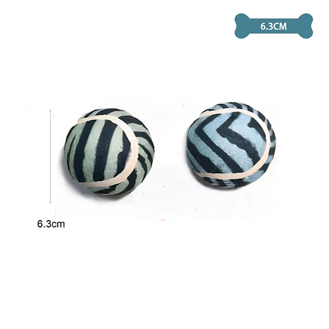 Pelota hueca sonora sabor a vainilla color aleatorio 6.3cm 260g