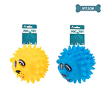 Pelota con púas con forma de cara de perro color aleatorio 8*7.5cm