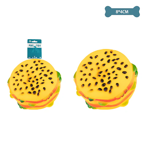 Juguete de hamburguesa para perro 8*4cm