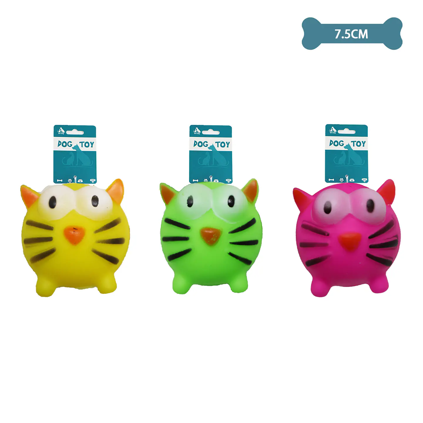 Pelota de cabeza de gato aleatorio 7.5cm 1
