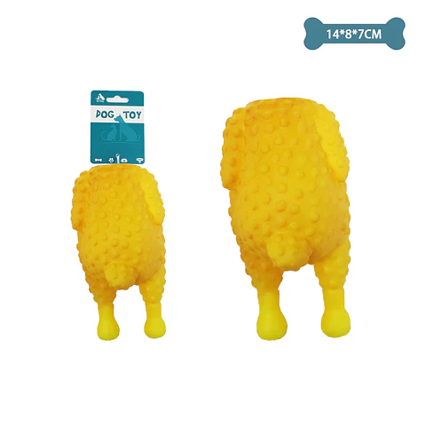 Juguete de pollo asado para mascotas 14*8*7cm 70g