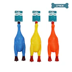 Juguete de pato asado para mascotas color aleatorio 27*8cm 95g