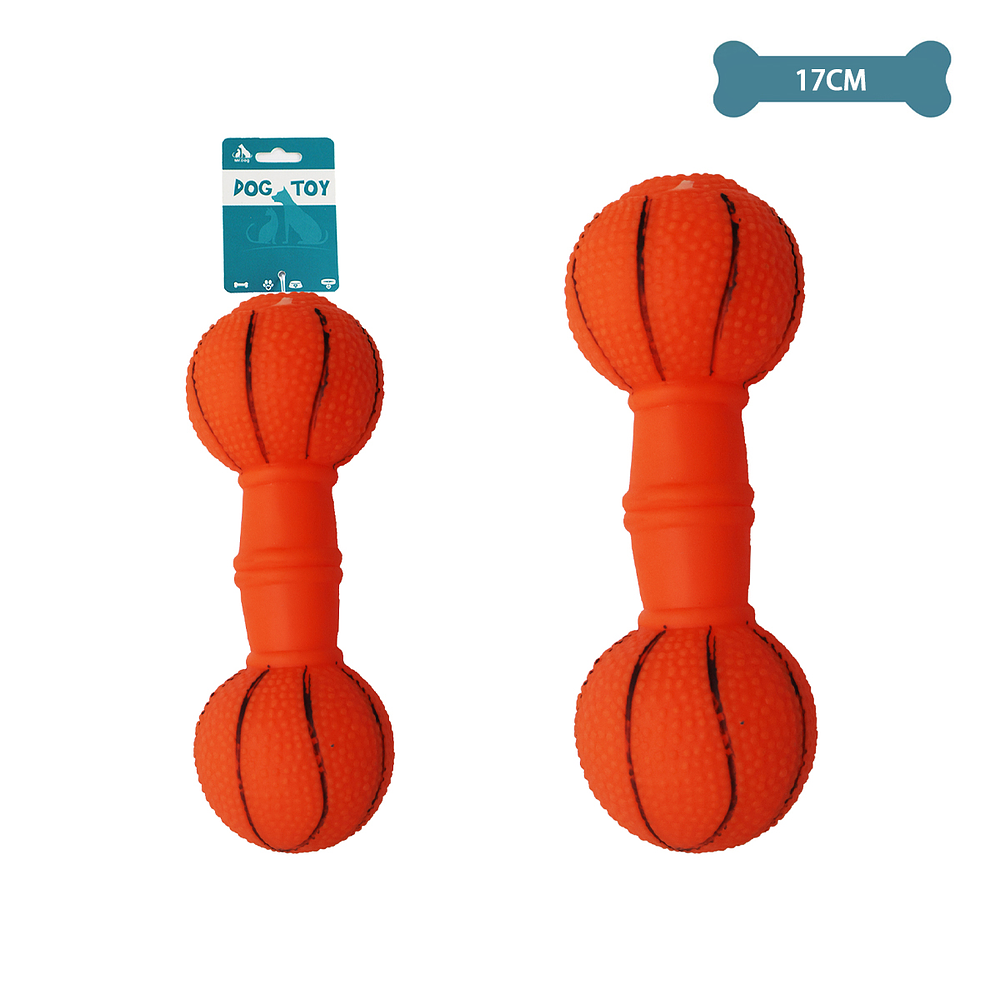 Mancuerna de baloncesto para mascotas 17cm 60g