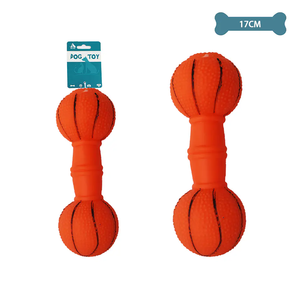 Mancuerna de baloncesto para mascotas 17cm 60g 1