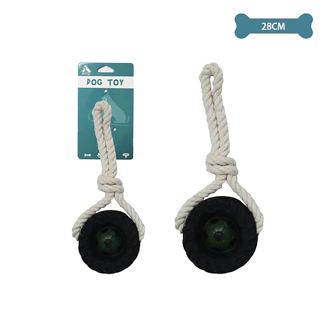Neumático con correa para mascotas 28cm 72g