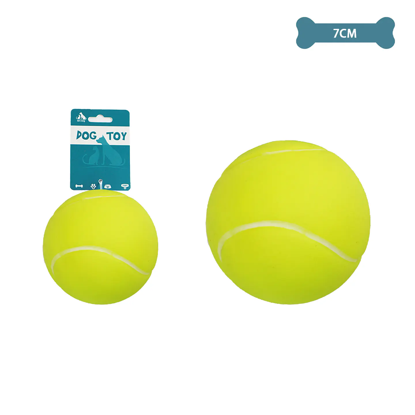 Bola de tenis para mascotas 7cm 1
