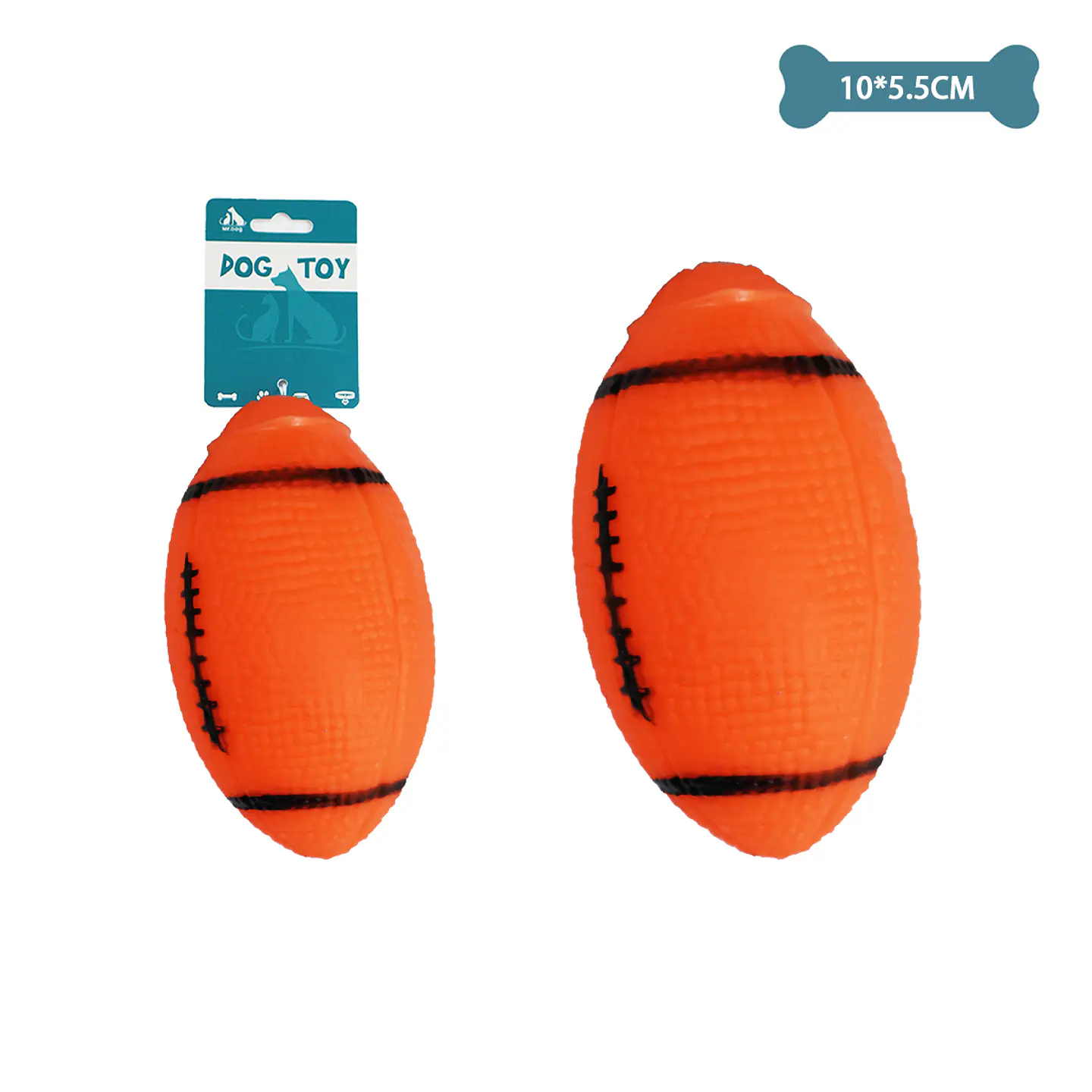 Balón de fútbol americano para mascotas 10*5.5cm 1