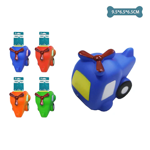 Helicóptero para mascotas color aleatorio 9.5*6.5*6.5cm