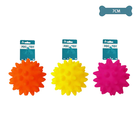 Bola de estrella fugaz para mascotas color aleatorio 7cm