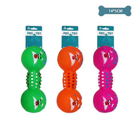 Mancuerna para mascotas color aleatorio 14*5cm 50g