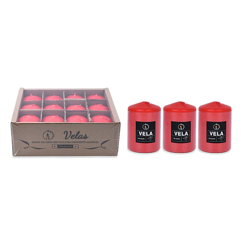 Vela aromática pilar rojo 5*7.5cm
