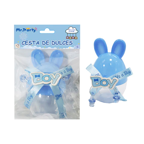 Adornos de baby shower celeste 6.5*9cm 1pc
