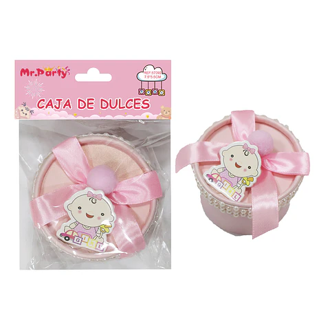 Adornos de baby shower rosado 7.5*5.5cm 1pc