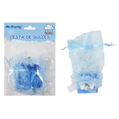 Adornos de baby shower celeste 5*5*13cm 1pc