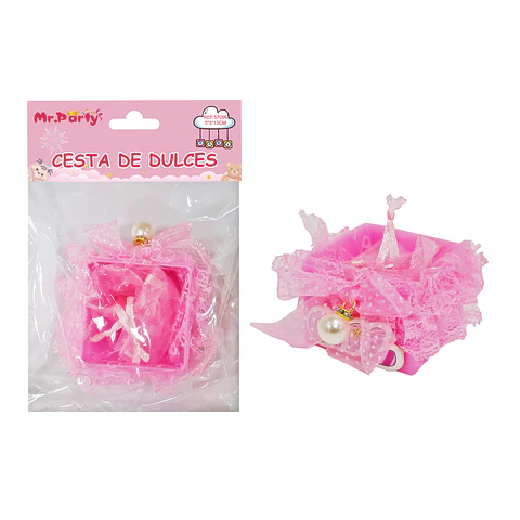 Adornos de baby shower rosado 5*5*13cm 1pc
