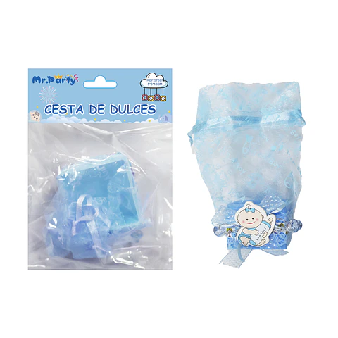 Adornos de baby shower celeste 5*5*13cm 1pc