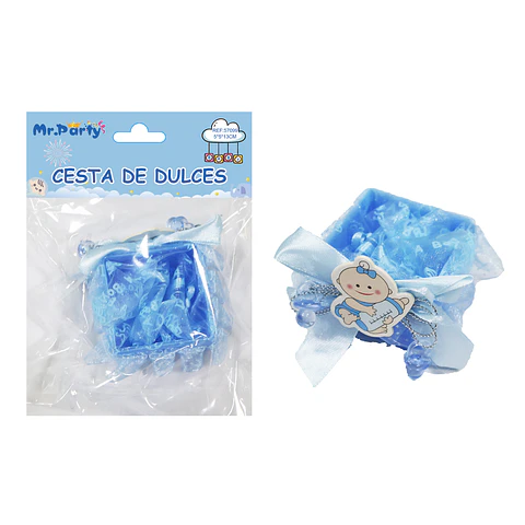 Adornos de baby shower celeste 5*5*13cm 1pc